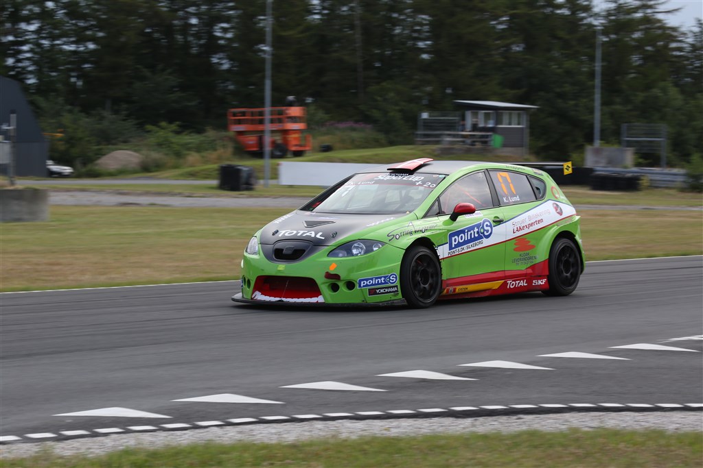 Kim Lund Johansen fik sejren i Løb 2 i Super Cuppen
(Foto: Motorsporten.dk)